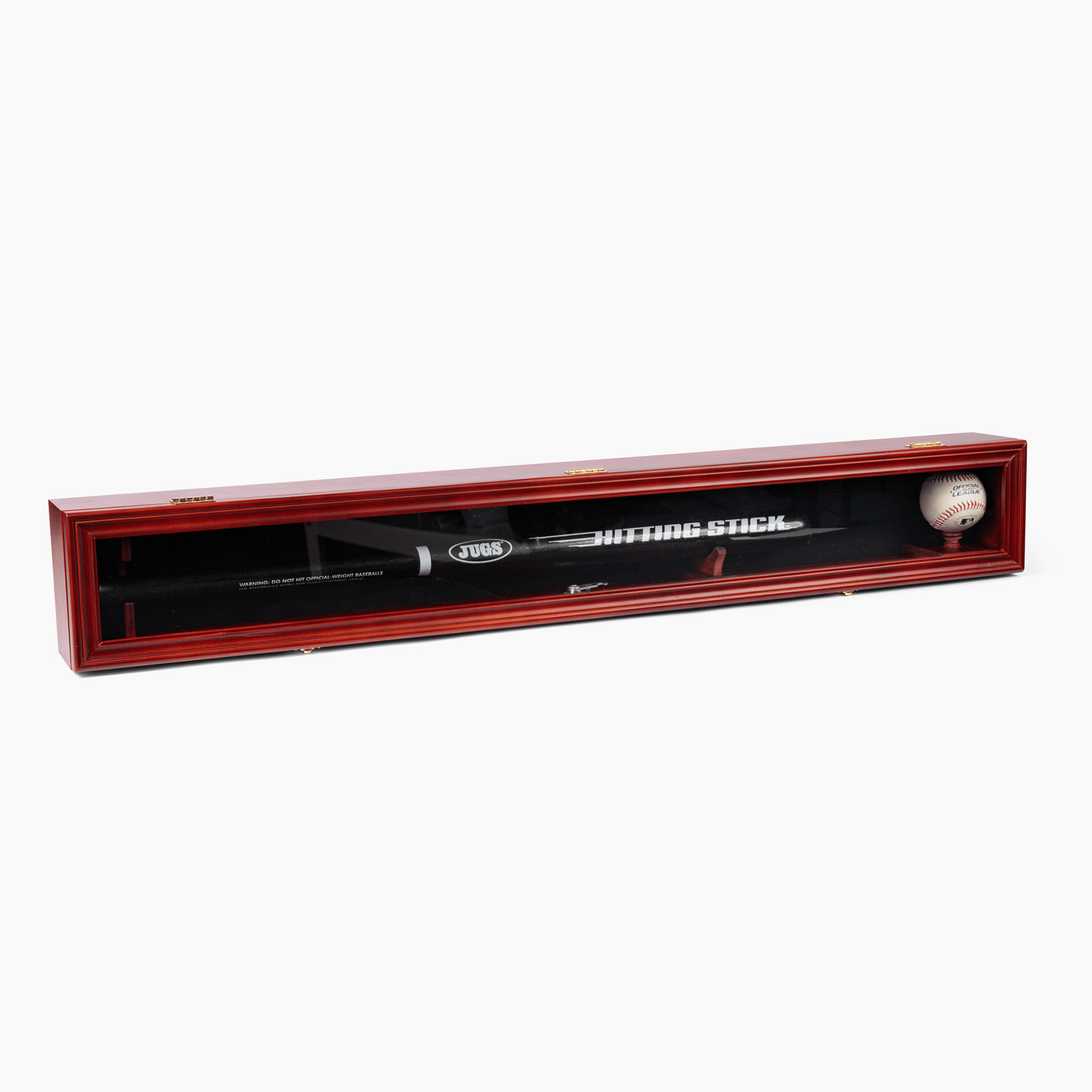 DECOMIL - Baseball Bat, Stick Display Case Rack Cabinet Holder Wall ...