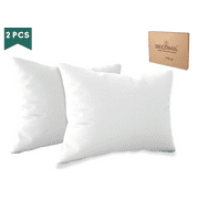 DECOMIL Luxury Sleeping Pillows, 100% Cotton, Standard/Queen, 2 Pack