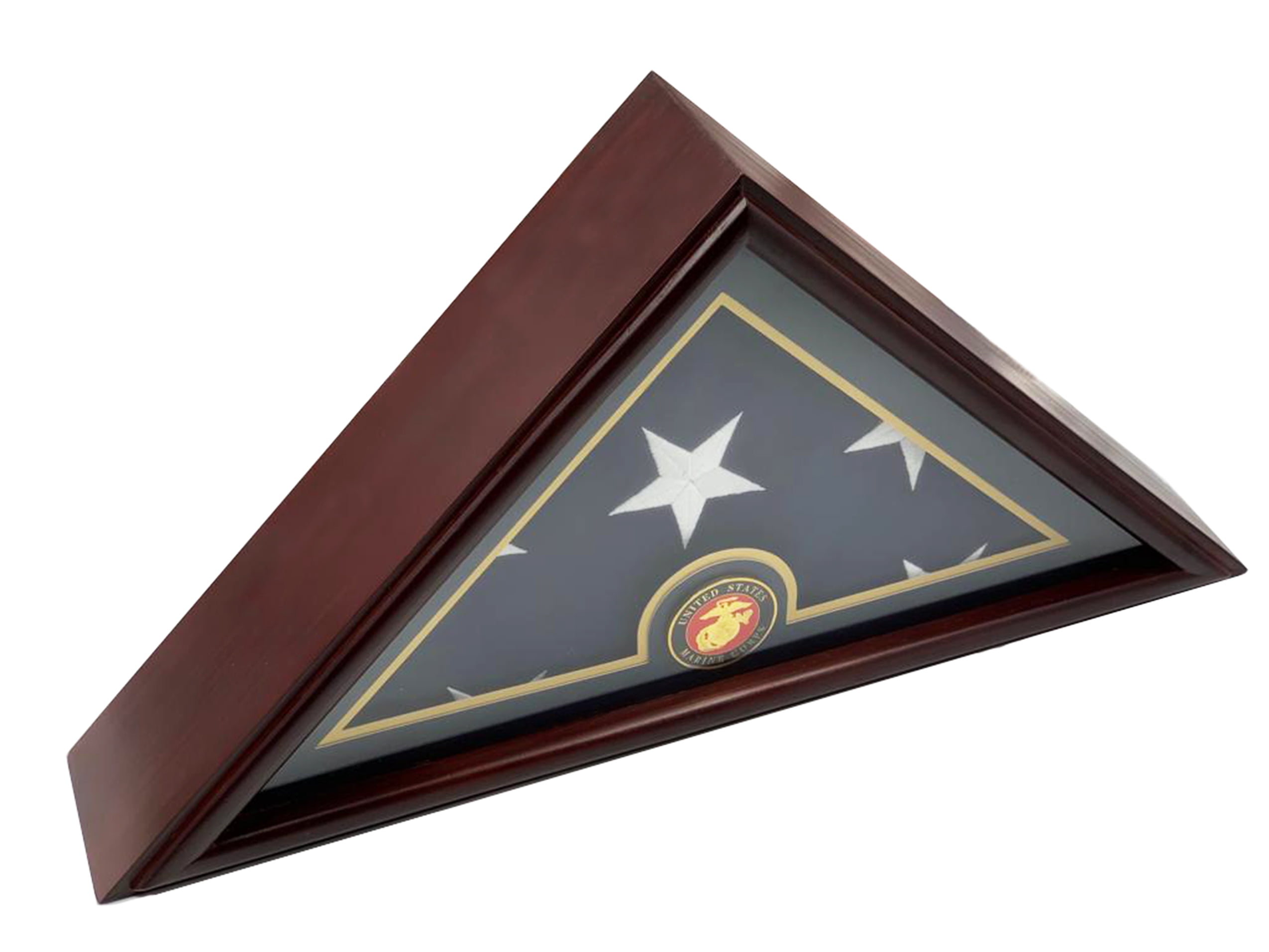 Indeep Flag Display Case Certificato & Document Holder Frame 0,9 x 1,5 m Flag Shadow Box Militare