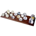 thumbnail image 1 of DECOMIL Military Collectiable Challange Coin Holder, Solid Walnut - Large - 4 Rows, 1 of 6