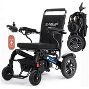 DECOMIL Motorized Intelligent Wheelchair for Adults, Electric Wheelchair for Seniors, 300 Lbs Capacity, Foldable and Lightweight, 2x250W Motors, 15 Miles Range, Portable Wheelchair for Elders