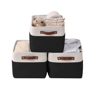 StorageWorks Fabric Storage Bin with Lids, Collapsible Clothing Storage  Bins, Extra Large, 3 Pack, Gray, 17.1x 12.8x 10.4