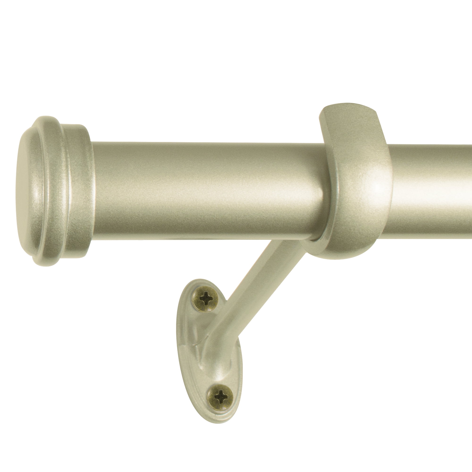 DECOPOLITAN 7/8" END CAP 18"-36" LIGHT GOLD