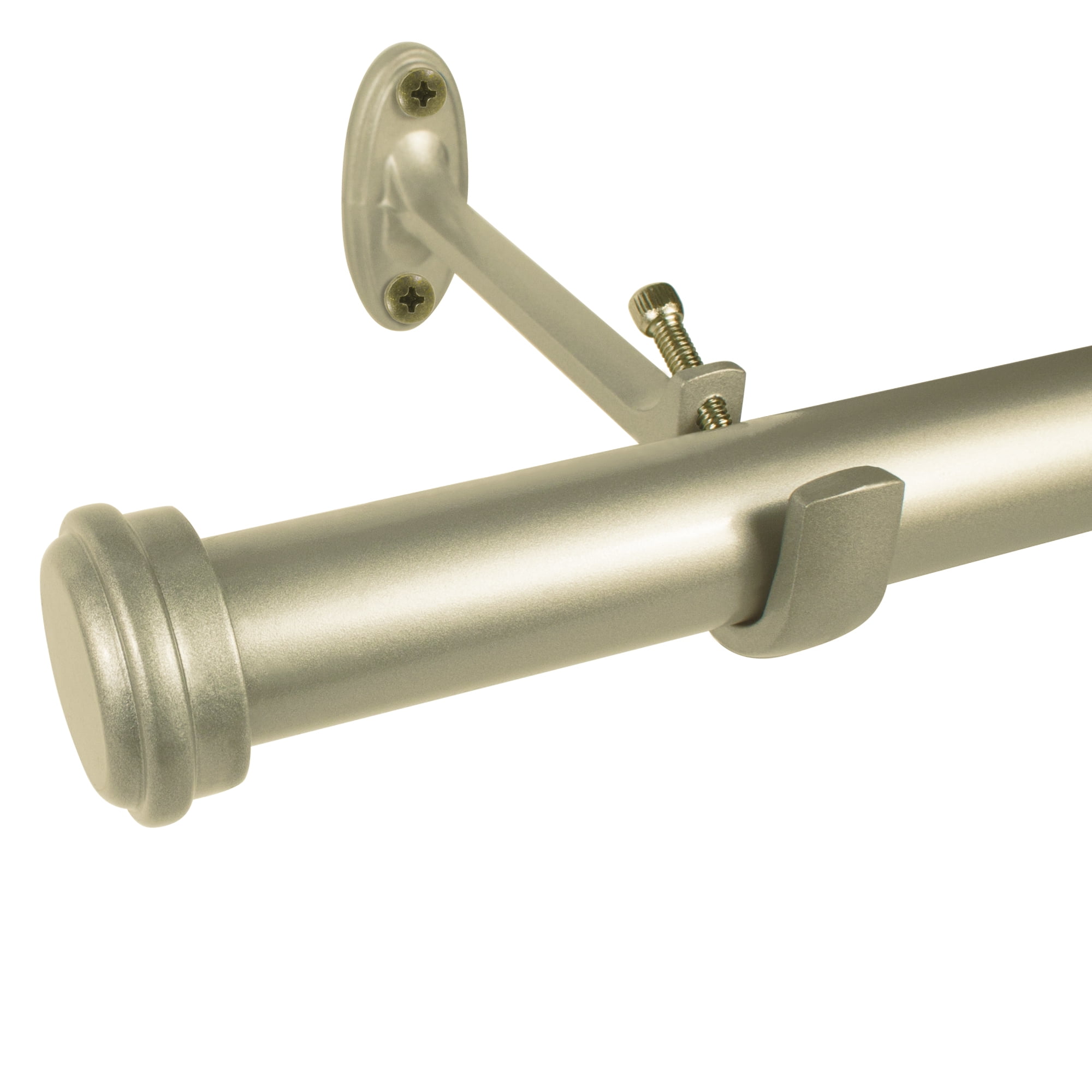 DECOPOLITAN 7/8" END CAP 72"-144" LIGHT GOLD