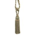 thumbnail image 1 of DECOPRO Elegant Curtain & Drapery Tassel Tieback with Decorative Hand Crocheted Design, Tassel Length 8" (20cm), Spread 35" (88.5cm) # TBE8, #EL03 Sold Individually, 1 of 4