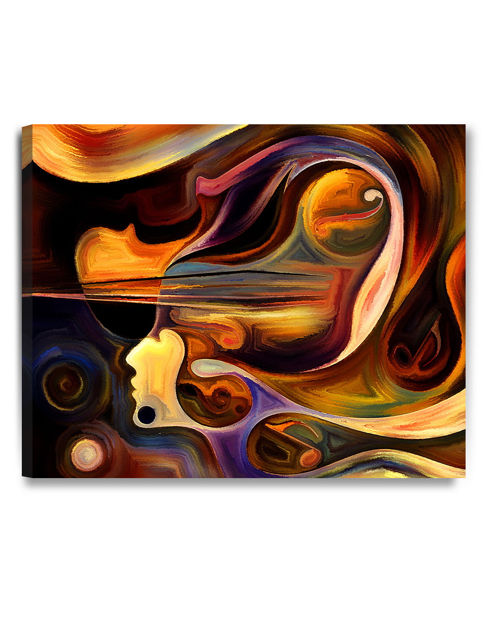 DECORARTS Abstract Art( Inner Melody series), Giclee Prints abstract  modern canvas wall art for Wall Decor. 30x24