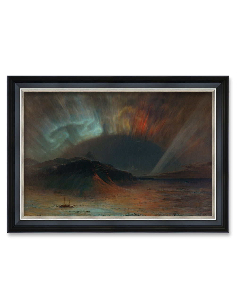 Vestart -Sleigh ride on a sunny winter day, Peder Mønsted Classic Art ...