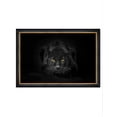 thumbnail image 1 of DECORARTS - Black Panther Wild Animal Wall Art. Giclee Prints on Acid Free Cotton Canvas Matching with Solid Wood Frames. Total Size w/Frame: 38.6x26.6", Ready to Hang., 1 of 6