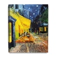 thumbnail image 1 of DECORARTS - Cafe Terrace At Night, Vincent Van Gogh Art Reproduction. Giclee Canvas Prints Wall Art for Home Decor 20x16x1.5, 1 of 7