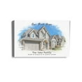 thumbnail image 1 of DECORARTS - Custom Watercolor House Portrait. Stretched Canvas Art. Custom Giclee Print Includes Names and the Special Date - Personalized Housewarming Gift. W 24" x H 16" Ready to Hang., 1 of 7