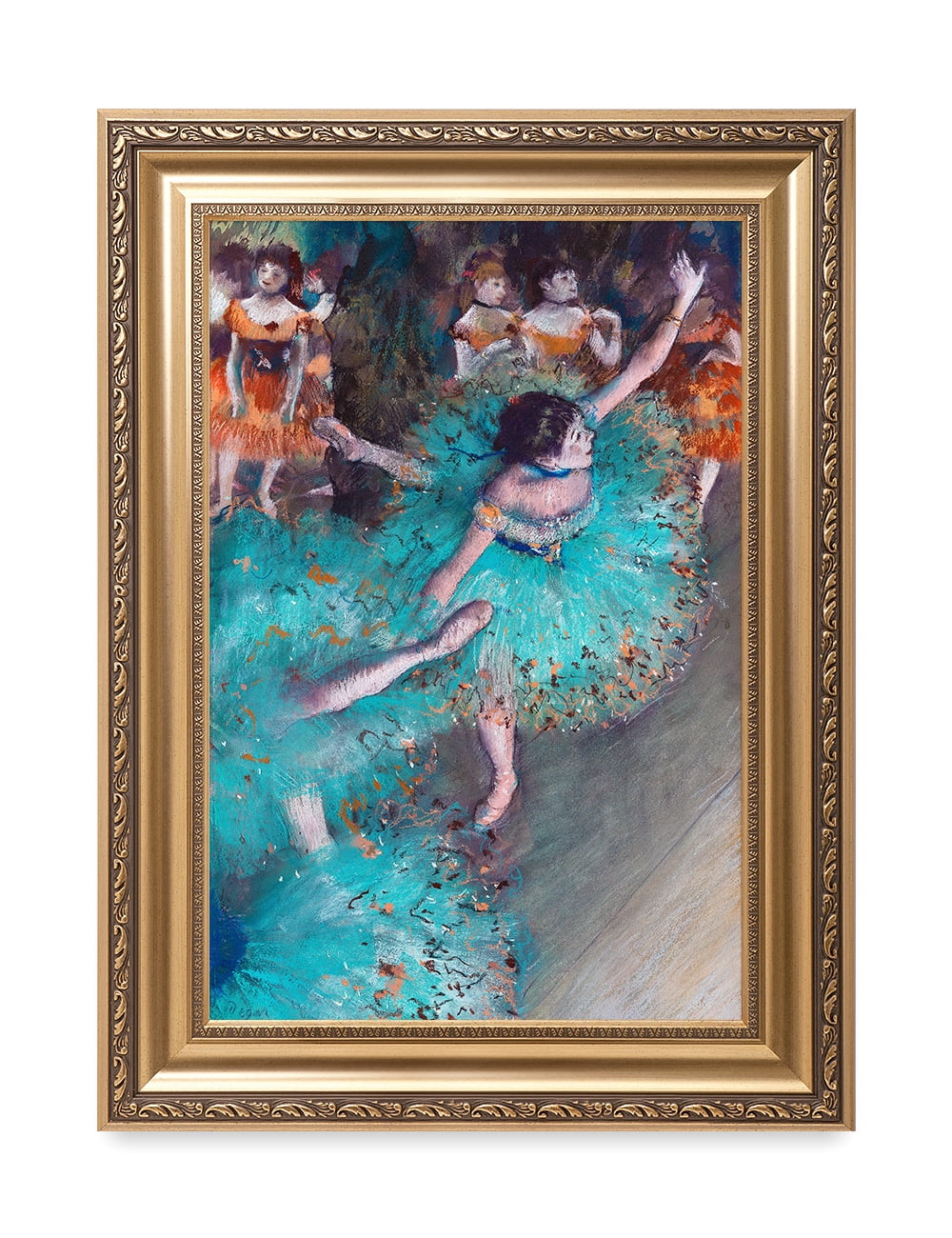 DECORARTS - Dancer in Green by Edgar Degas. Oil Painting Reproduction