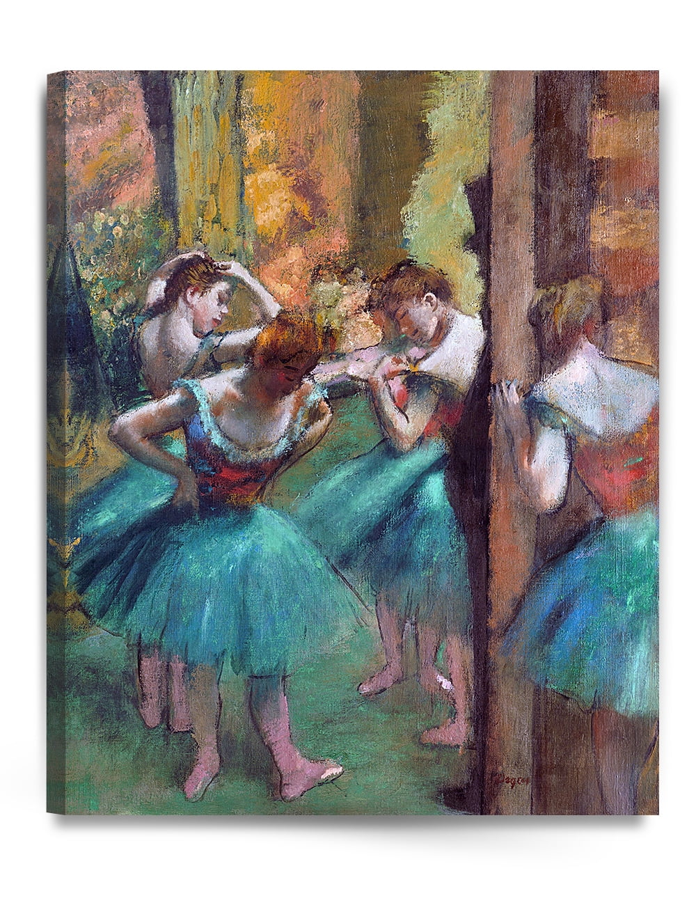 DECORARTS Dancers, Pink and Green by Edgar Degas Giclee Canvas Prints