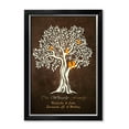 thumbnail image 1 of DECORARTS -Family Tree Personalized Artwork with Names, Customized Gifts for Anniversary, Wedding, Birthday or Family Reunion Celebration. Picture size: 30x20, Total size: 33x23, 1 of 7
