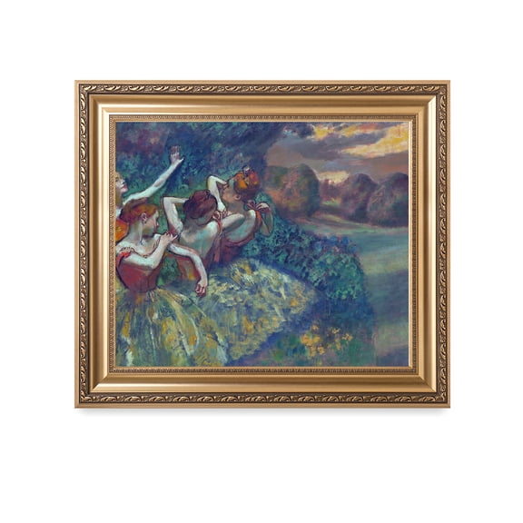 DECORARTS Four Dancers (1899) by Edgar Degas Giclee Prints Framed Art for Wall Decor. Framed size: 30x26"