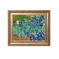 thumbnail image 1 of DECORARTS - Irises in the Garden, Vincent Van Gogh Art Reproduction. Giclee Prints Match with Golden Framed for Wall Decor. Picture Size: 20x16 in, Framed Size: 26x22 in, 1 of 7