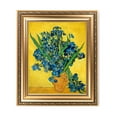 thumbnail image 1 of DECORARTS - Irises Vase Flower, Vincent Van Gogh Art Reproduction. Giclee Prints Match with Golden Framed for Wall Decor. Picture Size: 20x16 in, Framed Size: 26x22 in, 1 of 7
