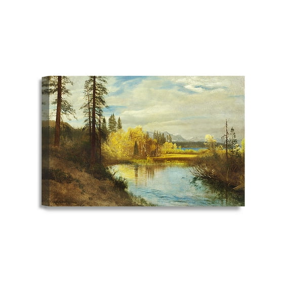 DECORARTS -Lake Tahoe, Albert Bierstadt Classic Art Reproductions. Giclee Prints Wall Art for Home Decor 18x12