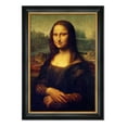 thumbnail image 1 of DECORARTS - Mona Lisa by Leonardo da Vinci. Canvas Wall Art with Black Wood Frame for Home Decor. Total Size: 15.25" x 21.25", 1 of 7