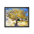 thumbnail image 1 of DECORARTS - The Mulberry Tree by Vincent Van Gogh Art Reproduction. Oversize Solid Wooden Frame Matching with Giclee Prints Canvas Wall Art. Total framed size: 43x35", 1 of 6