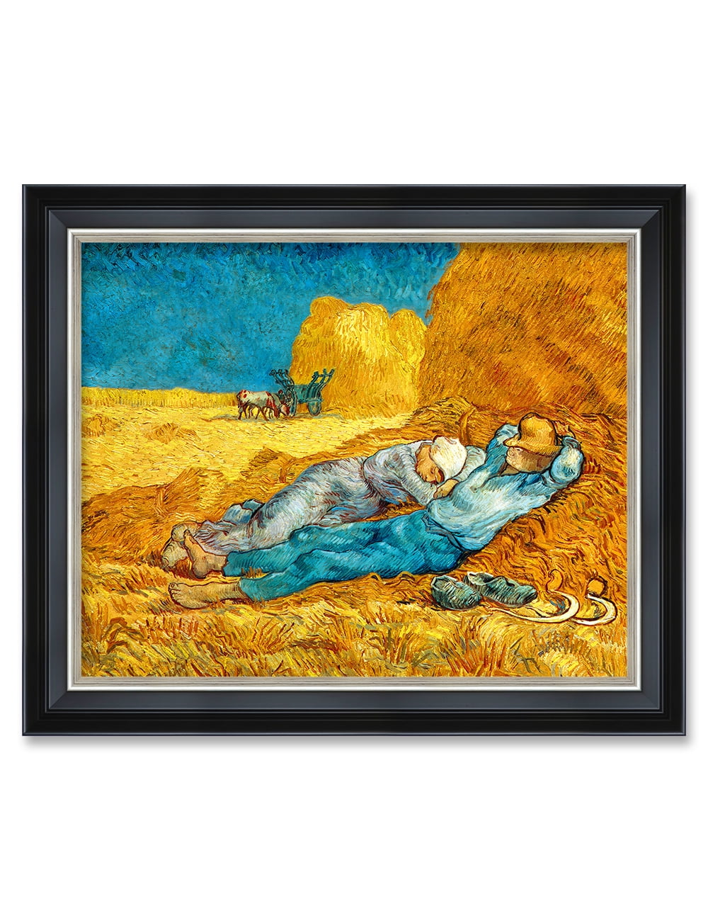 DECORARTS Noon Rest from Work by Van Gogh Framed Print 20x16" Art on