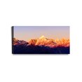 thumbnail image 1 of DECORARTS - Panchchuli. Snowy Mountain Sunset, Giclee Print Canvas Wall Art for Home Decor. Ready to Hang. 24x12", 1 of 5