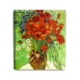 thumbnail image 1 of DECORARTS - Red Poppies and Daisies by Vincent Van Gogh. Oil Painting Reproduction. Giclee Print on Canvas. Ready to Hang Wall Art for Home and Office Decor. 24x20, 1 of 6