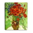 thumbnail image 1 of DECORARTS - Red Poppies and Daisies, Vincent Van Gogh Art Reproduction. Giclee Canvas Prints Wall Art for Home Decor 20x16", 1 of 6