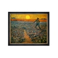 thumbnail image 1 of DECORARTS - The Sower by Vincent Van Gogh. Giclee Print Art Reproduction with matching Solid Wood Frame in Classical Style. Total Size w/ Frame: W 33.25 x H 27.25, 1 of 6