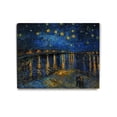 thumbnail image 1 of DECORARTS - Starry Night Over The Rhone By Vincent Van Gogh Art Classic Art. Giclee Prints Canvas Wall Art for Wall Decor. 30x24x1.5, 1 of 7