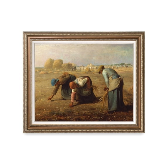 DECORARTS - The Gleaners, Jean-Francois Millet Classic Art. Giclee Prints Framed Art for Wall Decor. Framed size: 34.75x28.75"