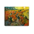thumbnail image 1 of DECORARTS - The Red Vineyards, Vincent Van Gogh Art Reproduction. Giclee Canvas Prints Wall Art for Home Decor 30x24", 1 of 6