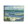 thumbnail image 1 of DECORARTS - The Sea at Les Saintes-Maries-de-la-Mer, Vincent Van Gogh Art Reproduction. Giclee Canvas Prints Wall Art for Home Decor 30x24", 1 of 7