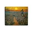thumbnail image 1 of DECORARTS - The Sower by Vincent Van Gogh. Oil Painting Reproduction. Giclee Print on Canvas. Ready to Hang Wall Art for Home and Office Decor. 24x20, 1 of 6