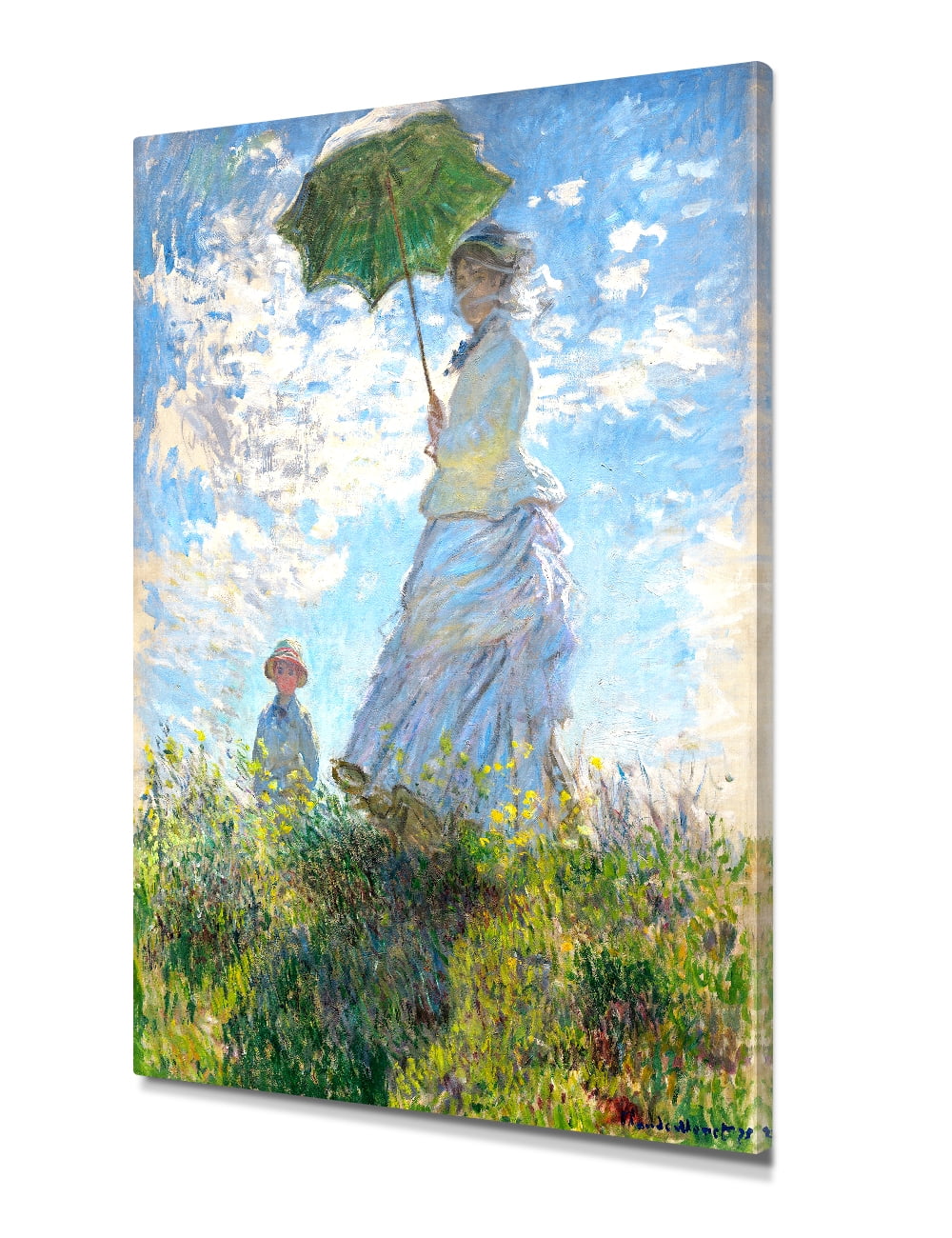 DECORARTS The Walk Woman With A Parasol 1875 Claude Monet Art decorarts-the-walk-woman-with-a-parasol-1875-claude-monet-art