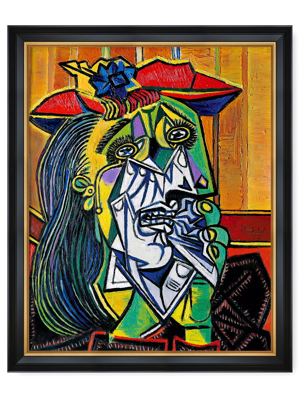 DECORARTS - Nude, Green Leaves and Bust by Pablo Picasso, Oversize Canvas  Wall Art Giclee Prints on Acid Free Cotton Canvas for Home Decor W 32 x H  40 