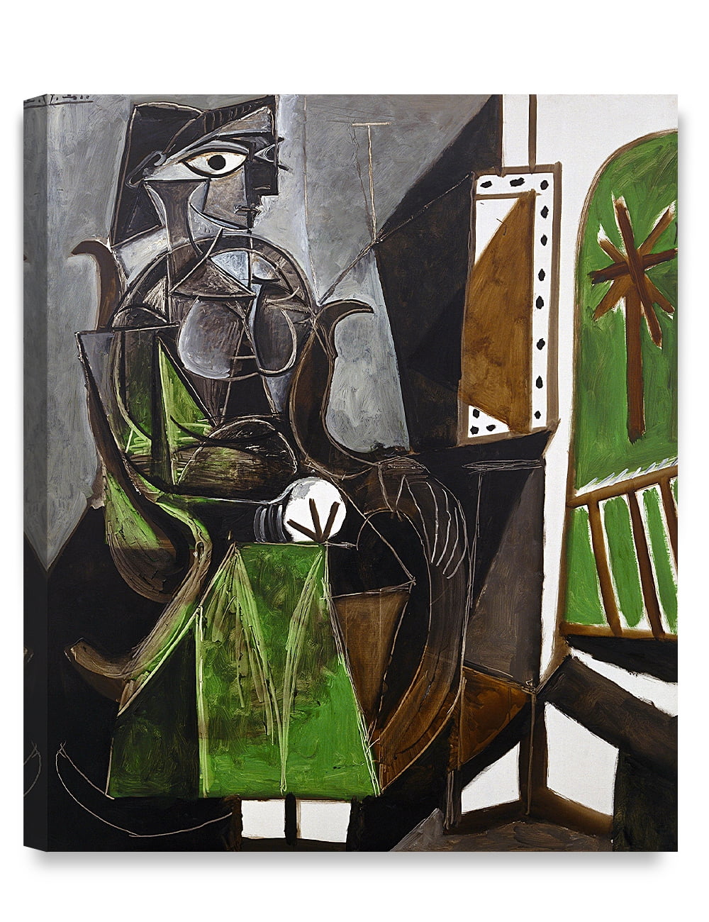 DECORARTS Woman by a Window by Pablo Picasso, Giclee Prints on Acid Free  Cotton Canvas Wall Art for Home Decor W 20