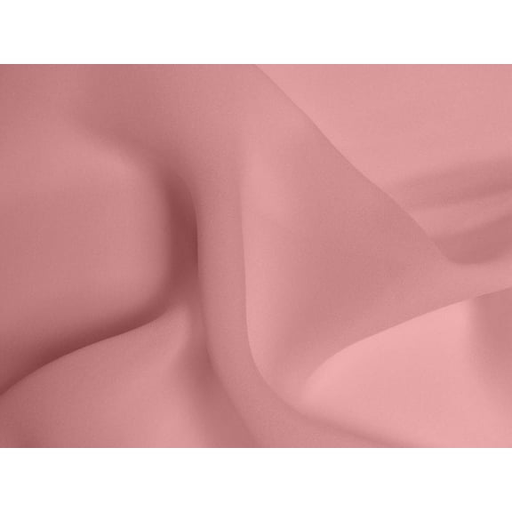 DECORATIVE SILK. 100% SILK GEORGETTE CHIFFON FABRIC SOLID 10MM 45" WIDE. BY THE YARD ( PINK )