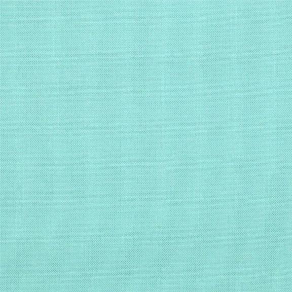 DECORATIVE SILK INC. BROADCLOTH COTTON POLYESTER BLEND FABRIC SOLID 60" WIDE BY THE YARD ( AQUA )