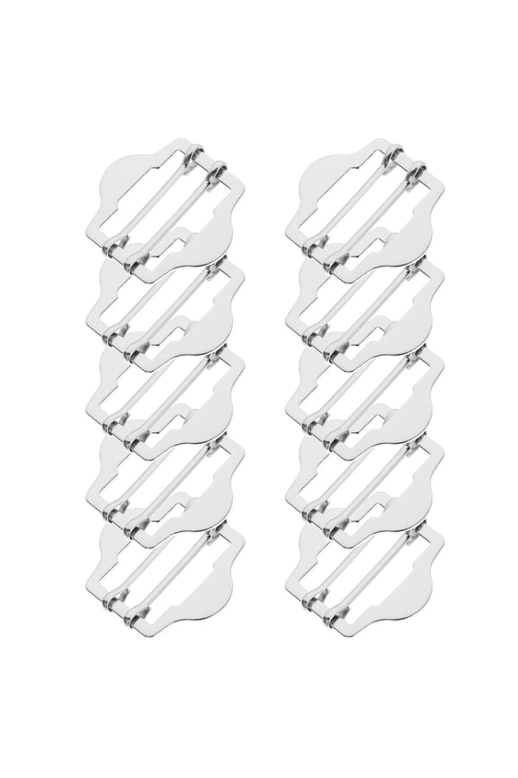 10pcs Japanese Buckle Belt Metal Buttons Suit Vest Decor Buckles For Sashes