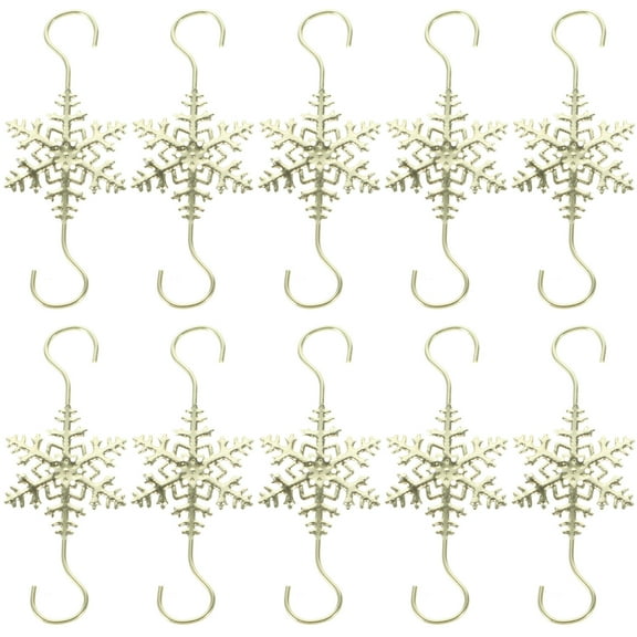 DECORNIJIA Stocking Holder Hanger Stainless Steel Silver 10Pcs