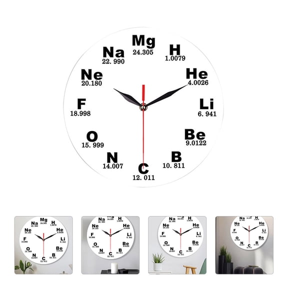 DECORNIJIA 1Pack Acrylic Wall Clock Decorative Modern for Living