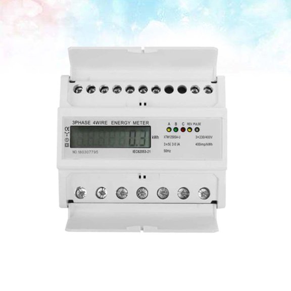 DECORNIJIA 1Pack Voltage Meter with LCD Display for Professionals 4.7x3.9x2.6in