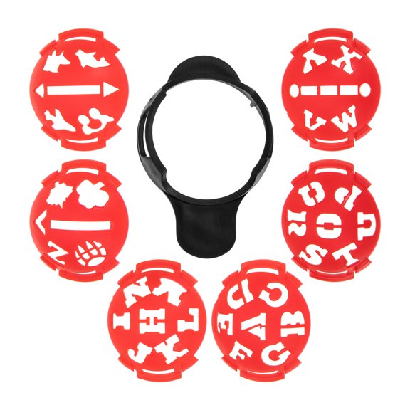 DECORNIJIA Golf Marking Kit Black 1 Set 3.1x2in