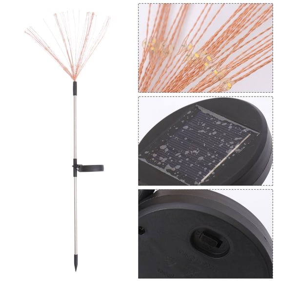 DECORNIJIA 1Set Solar Ground Lights with Ip65 Waterproof for Outdoor Use in Gardens