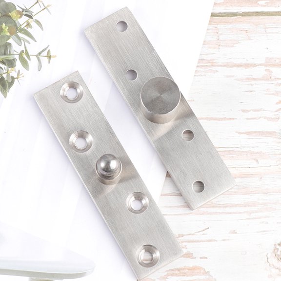DECORNIJIA 2Pcs Pivot Hinge with 360 Degree Rotation for Door Hardware