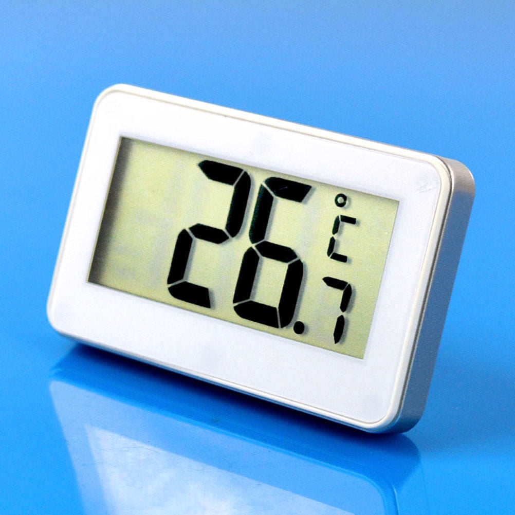 DECORNIJIA 2Pcs Rectangular Plastic Thermometer Kitchen Monitoring ...