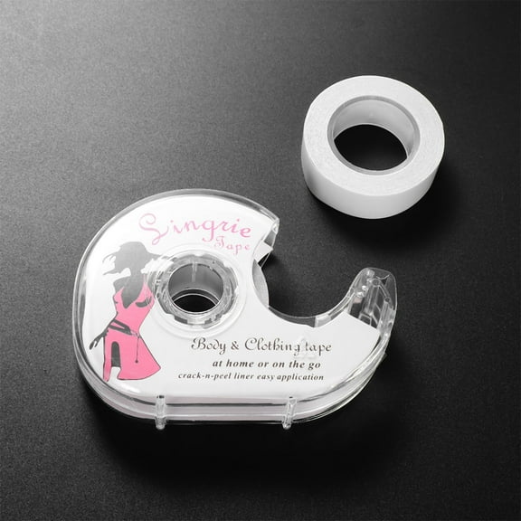 DECORNIJIA Double Sided Fabric Tape 2 Pcs Fashion PE Skin-friendly Women Prom Gowns