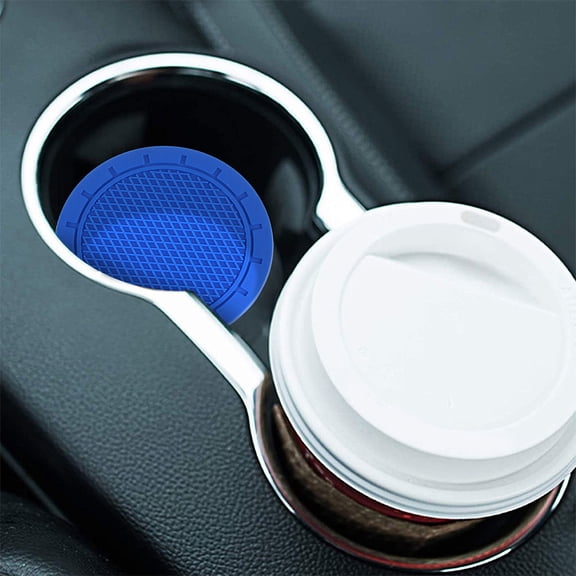 DECORNIJIA 4 Pcs PVC Cup Mat Holder Vehicle Coasters With Wear Resistance