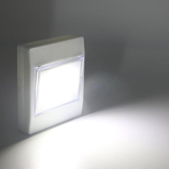 DECORNIJIA 4pcs LED Wall Light Closet Lighting White COB and