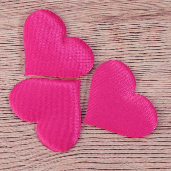 DECORNIJIA 50 Pcs Party Supplies Heart Shaped Confetti Sponge Heart for Wedding Engagement and Prom Dates
